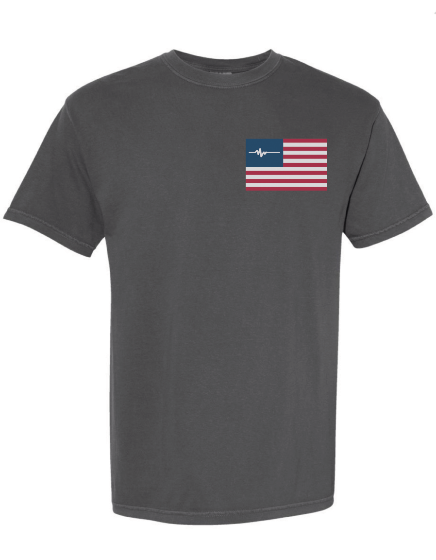 Flatline Old Glory Heavy Weight Tee