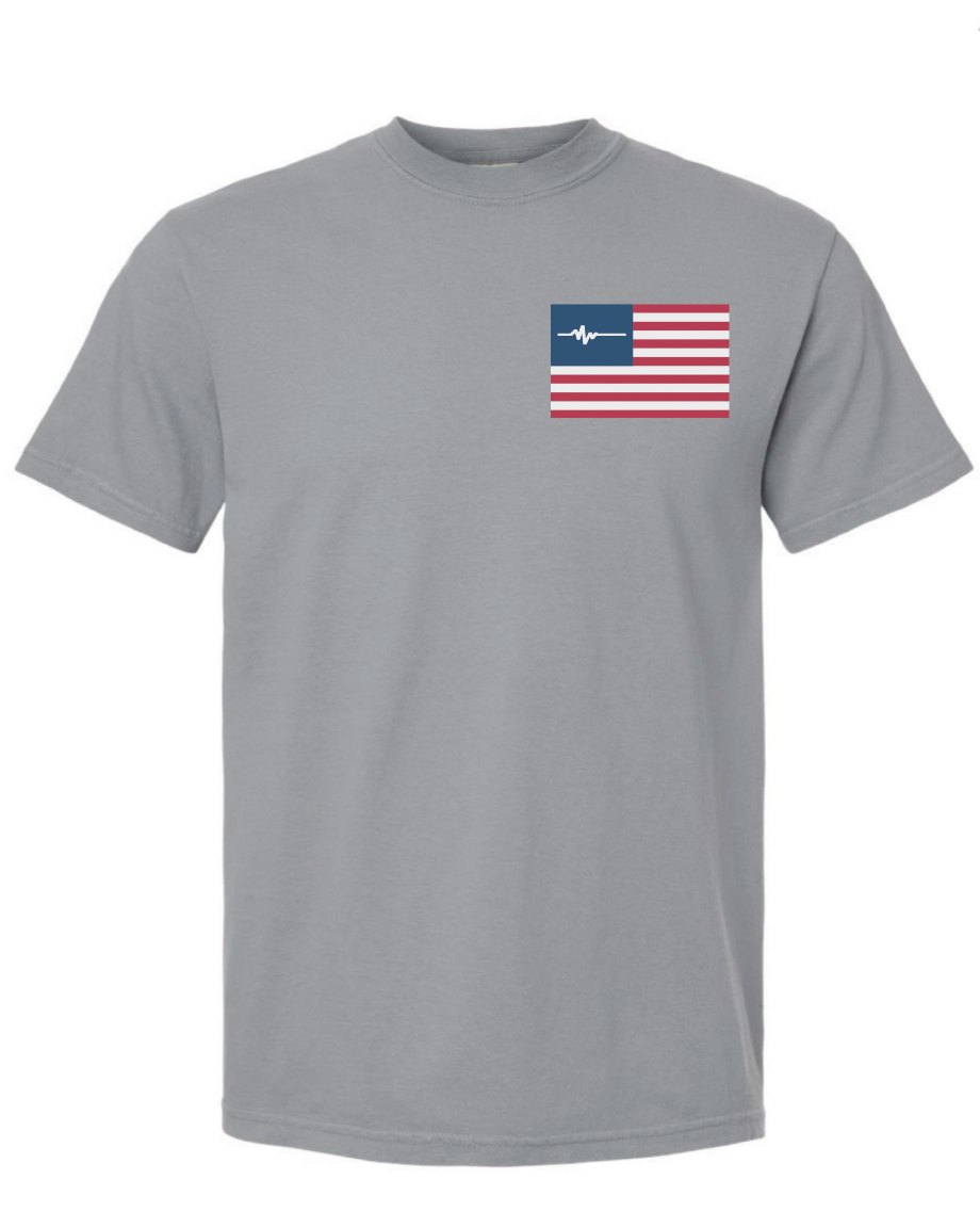 Flatline Old Glory Heavy Weight Tee