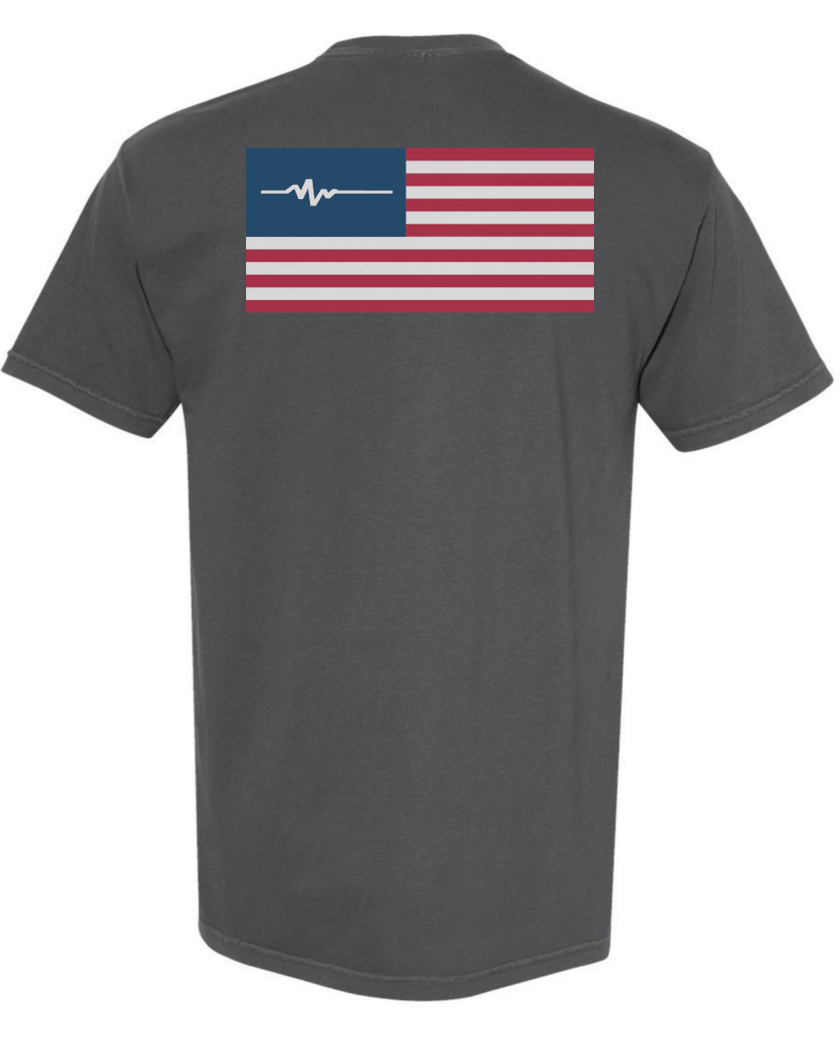 Flatline Old Glory Heavy Weight Tee