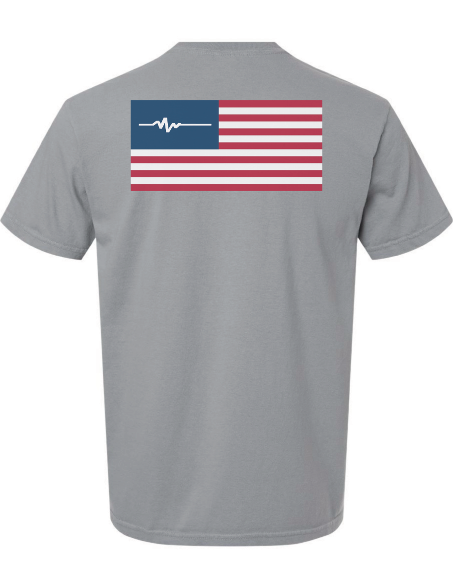 Flatline Old Glory Heavy Weight Tee