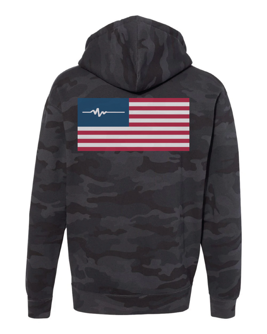 Flatline Old Glory Hoodie