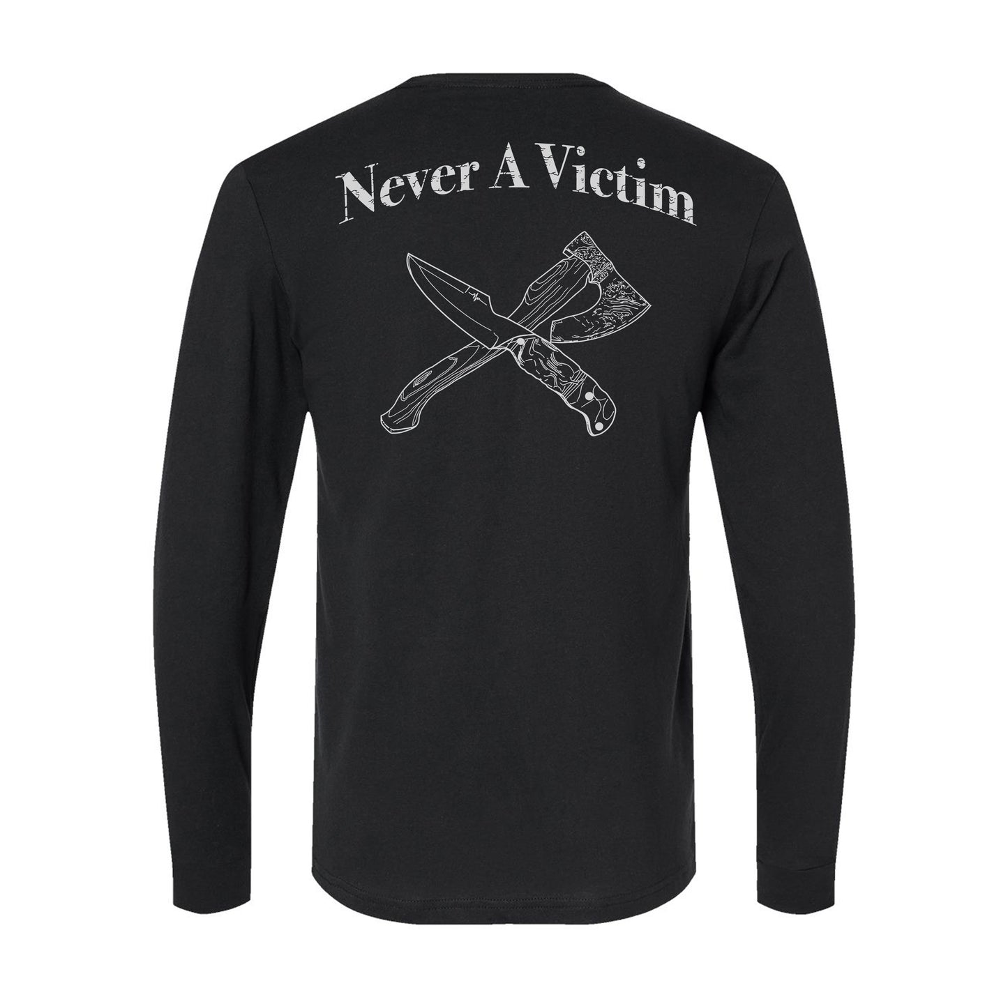 Never a Victim Blades Long Sleeve Tee