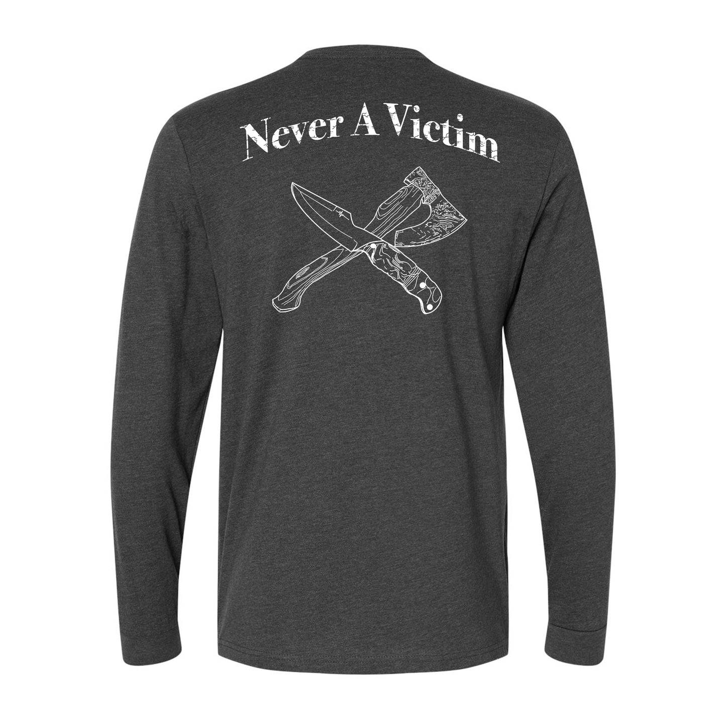 Never a Victim Blades Long Sleeve Tee